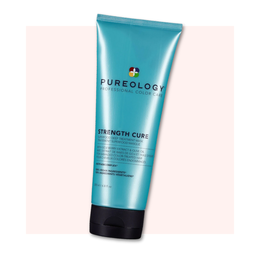 Pureology Strength Cure Superfood Deep Treatment Mask – Intense Repair for Damaged Hair (200ml)