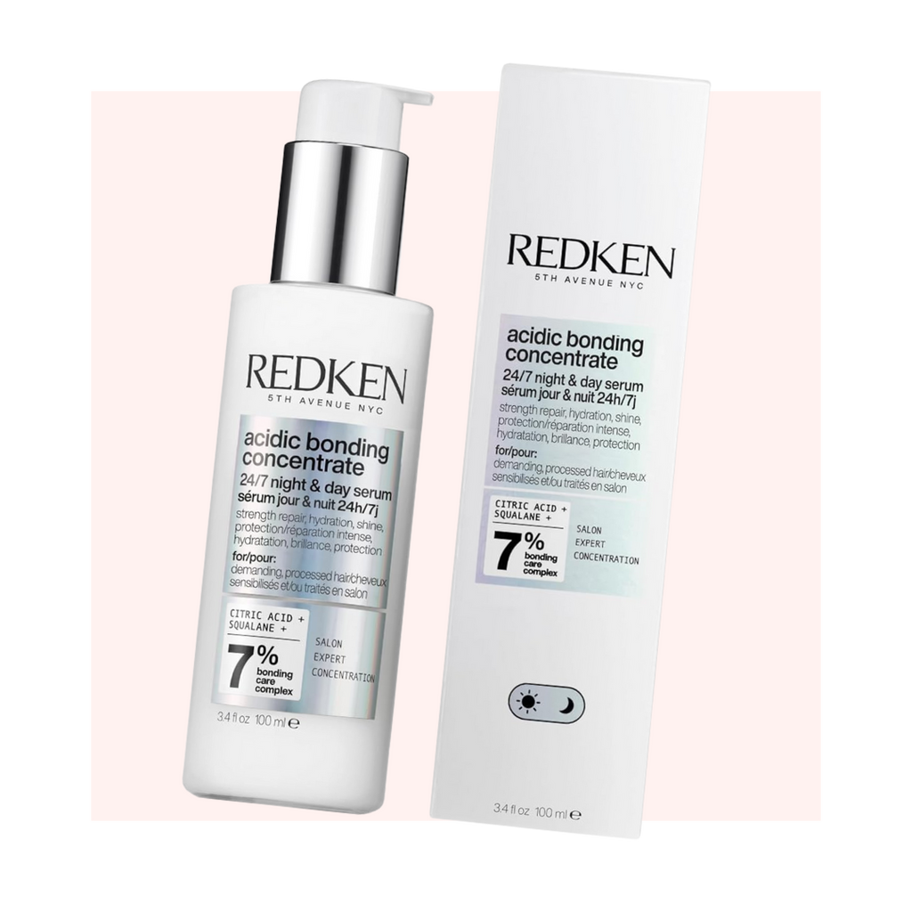 Redken Acidic Bonding Concentrate 24/7 Hair Serum – Strengthening Day & Night Treatment for Damaged Hair (100ml)