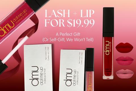 Lash + Lip Combo – Luxury Faux Mink Lashes & Liquid Matte Lipstick
