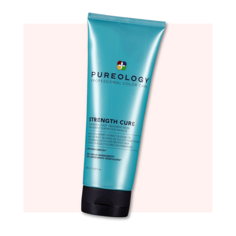 Pureology Strength Cure Superfood Deep Treatment Mask – Intense Repair for Damaged Hair (200ml)