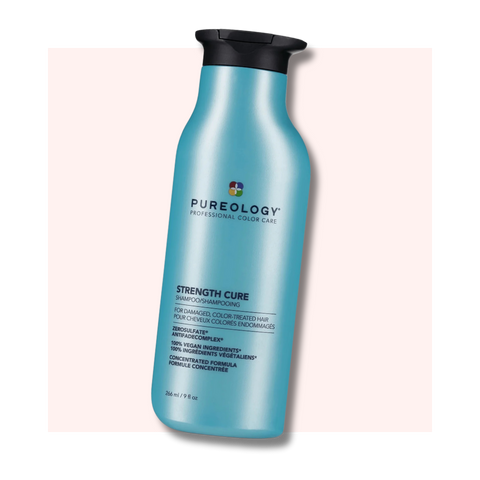 Pureology Strength Cure Shampoo – Repairing & Fortifying Cleanser for Damaged Hair (266ml)
